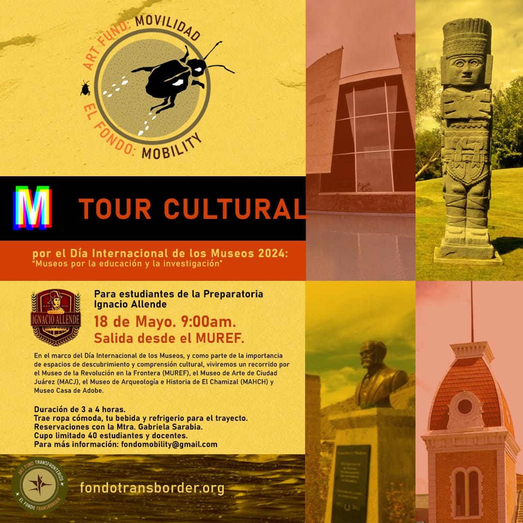 Publicidad del Tour Cultural. 18 de mayo del 2024