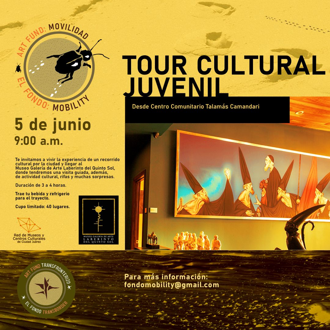 Publicidad del Tour Cultural juvenil. 5 de junio del 2024